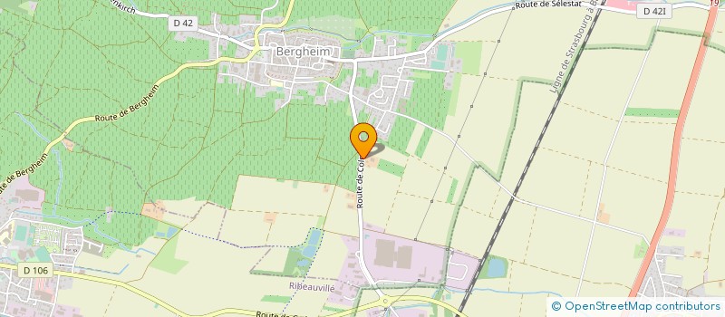 localisation de l'entreprise HOLDING MART  BERGHEIM