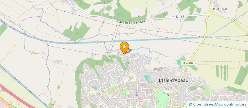 localisation de l'entreprise HOLDING MARTIN'S à L'ISLE-D'ABEAU