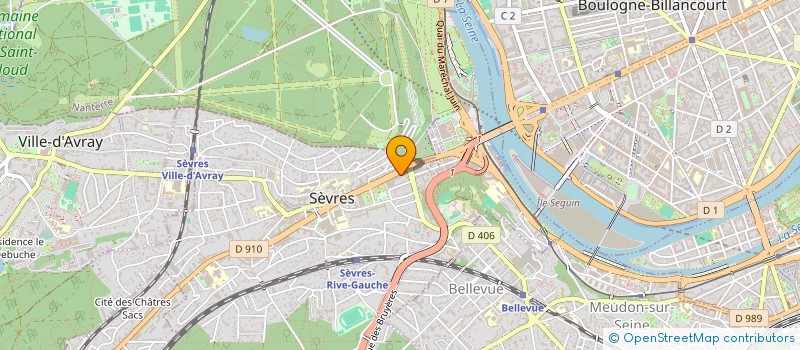 localisation de l'entreprise HOLDING MARTIN SOUFOR à SEVRES