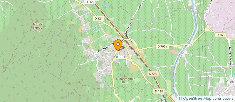 localisation de l'entreprise HOLDING MARTINET  ORSAN