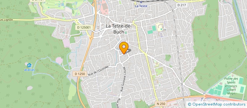 localisation de l'entreprise HOLDING MARTINIEN DOZIERE  LA TESTE-DE-BUCH