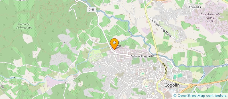 localisation de l'entreprise HOLDING MASTO'DHONDT à COGOLIN