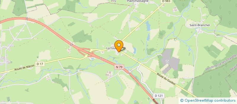 localisation de l'entreprise HOLDING MATHEO ET ANAIS  VENDENESSE-LES-CHAROLLES