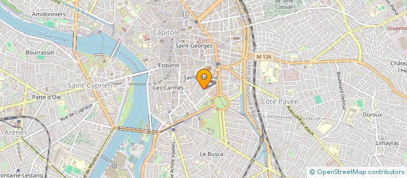 localisation de l'entreprise HOLDING MATHIEU  TOULOUSE