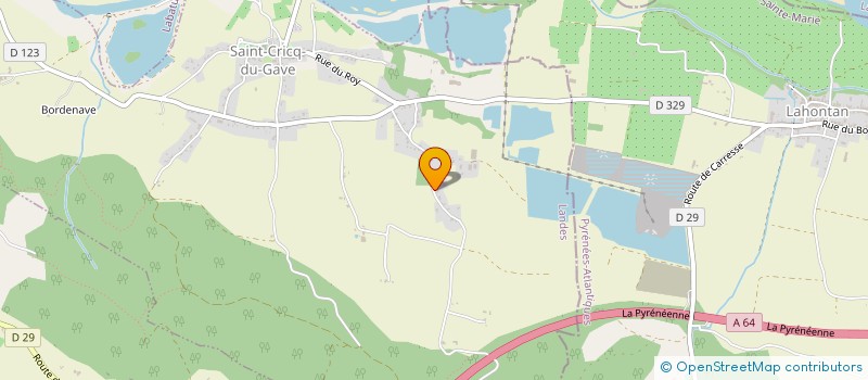 localisation de l'entreprise HOLDING MATHYS  SAINT-CRICQ-DU-GAVE