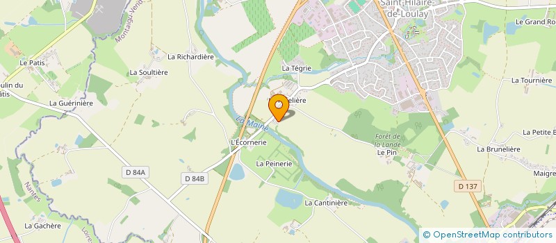localisation de l'entreprise HOLDING MATISSE à MONTAIGU-VENDEE