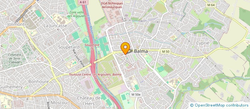 localisation de l'entreprise HOLDING MATMAT à BALMA