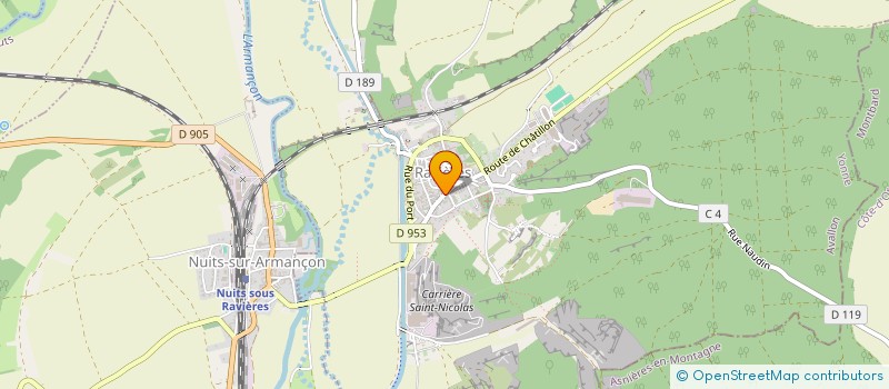 localisation de l'entreprise HOLDING MATRAT  RAVIERES