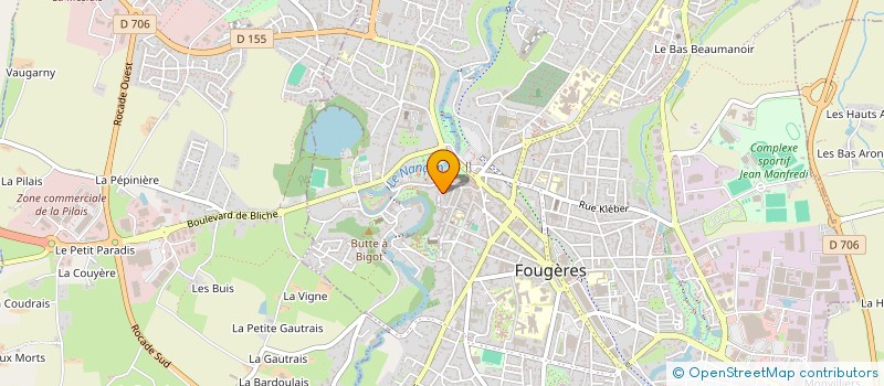 localisation de l'entreprise HOLDING MATSK  FOUGERES