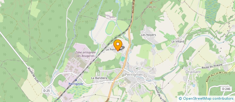 localisation de l'entreprise HOLDING MATTHIEU  PERRIGNIER