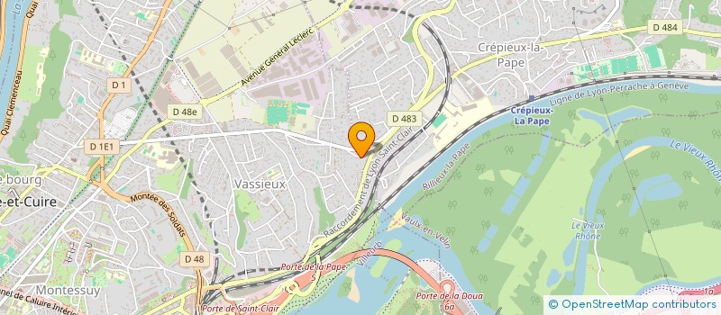 localisation de l'entreprise HOLDING MAURIN à CALUIRE-ET-CUIRE