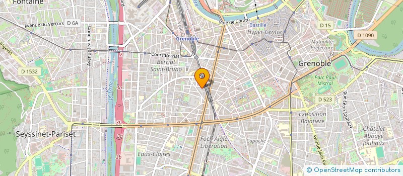 localisation de l'entreprise HOLDING MAXIME MATHIEU à GRENOBLE