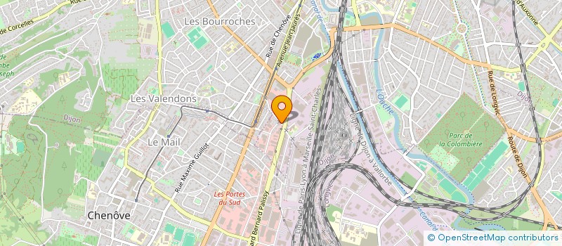 localisation de l'entreprise HOLDING MAXIME PAROTY  DIJON