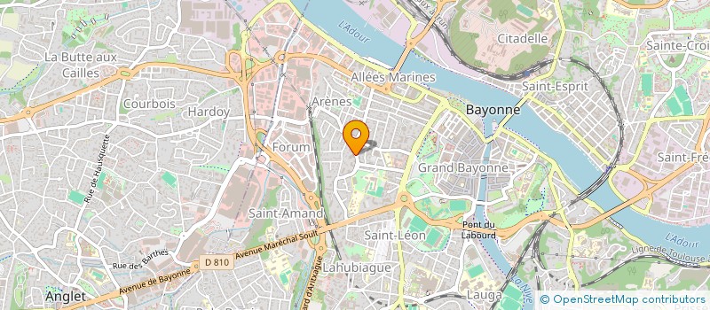 localisation de l'entreprise HOLDING MAZARS à BAYONNE