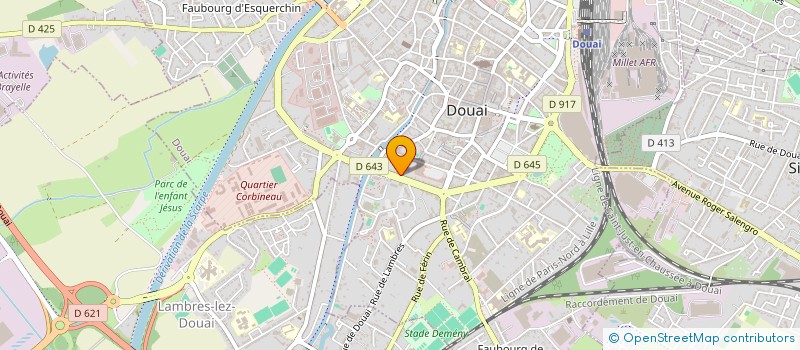 localisation de l'entreprise HOLDING MAZON  DOUAI