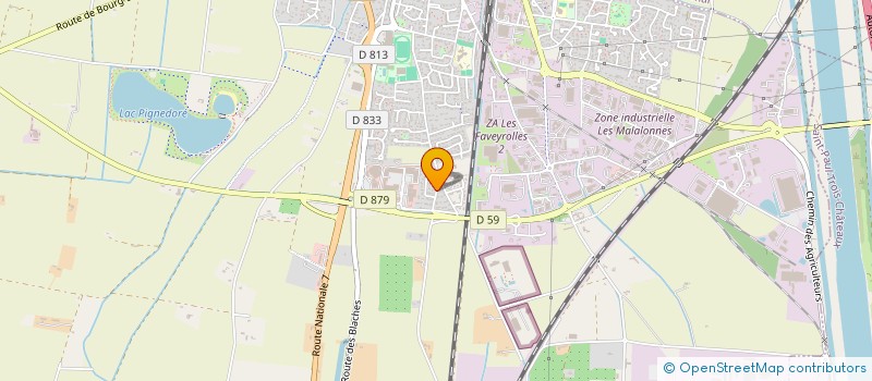 localisation de l'entreprise HOLDING MB  PIERRELATTE