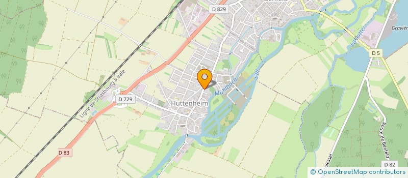 localisation de l'entreprise HOLDING MB CAPITAL  HUTTENHEIM