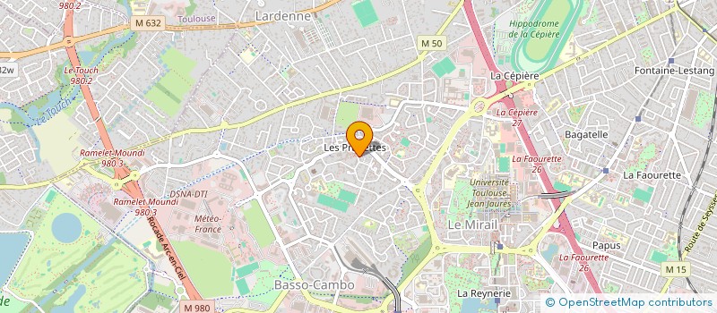 localisation de l'entreprise HOLDING MB INVEST  TOULOUSE