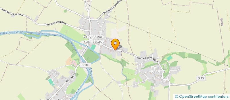 localisation de l'entreprise HOLDING MBCA INVESTISSEMENTS  CREVECUR-SUR-L'ESCAUT