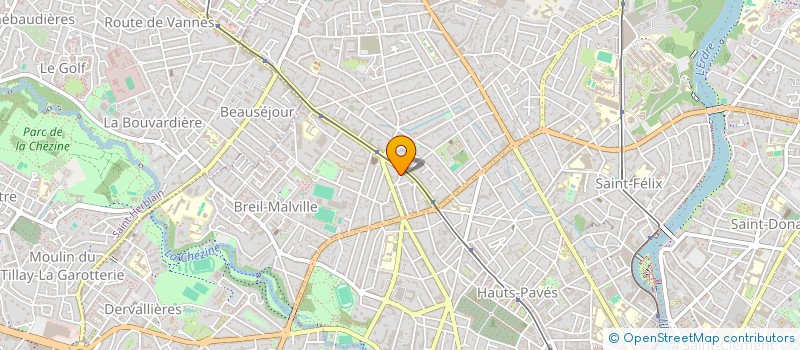 localisation de l'entreprise HOLDING MBF ROCAT à NANTES