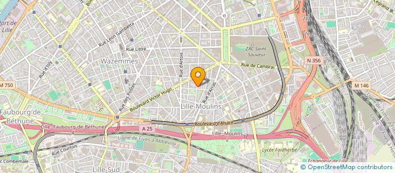 localisation de l'entreprise HOLDING MBK à LILLE