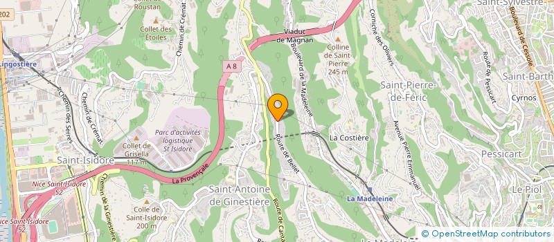 localisation de l'entreprise HOLDING MC  NICE