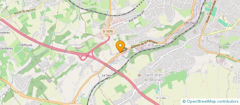 localisation de l'entreprise HOLDING MC 87 à VOIRON