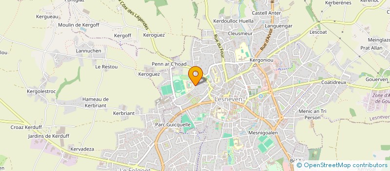 localisation de l'entreprise HOLDING MC GUIGAN  LANDERNEAU