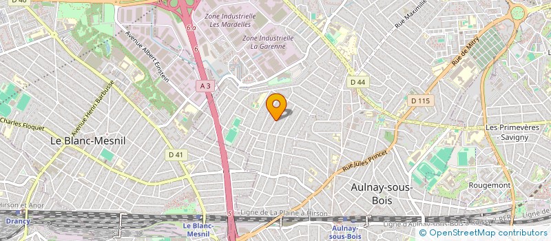 localisation de l'entreprise HOLDING MD  AULNAY-SOUS-BOIS
