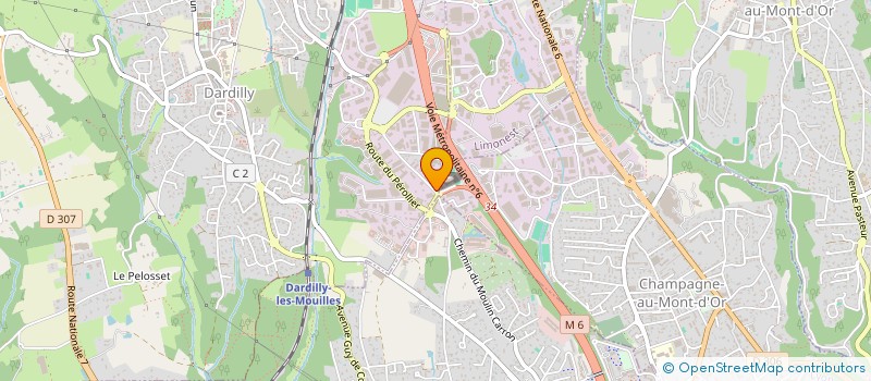 localisation de l'entreprise HOLDING MDAC  CRAPONNE