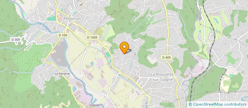 localisation de l'entreprise HOLDING MDF à LA ROQUETTE-SUR-SIAGNE