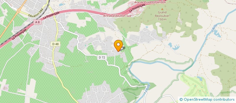 localisation de l'entreprise HOLDING MDM à VIDAUBAN