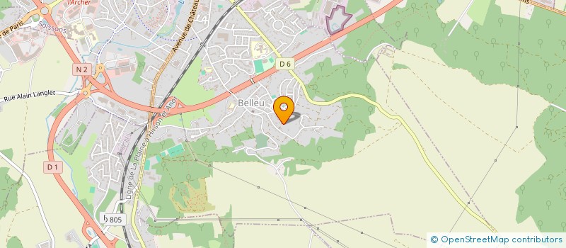 localisation de l'entreprise HOLDING MDO  BELLEU