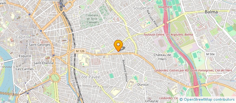 localisation de l'entreprise HOLDING MEDLAND  TOULOUSE