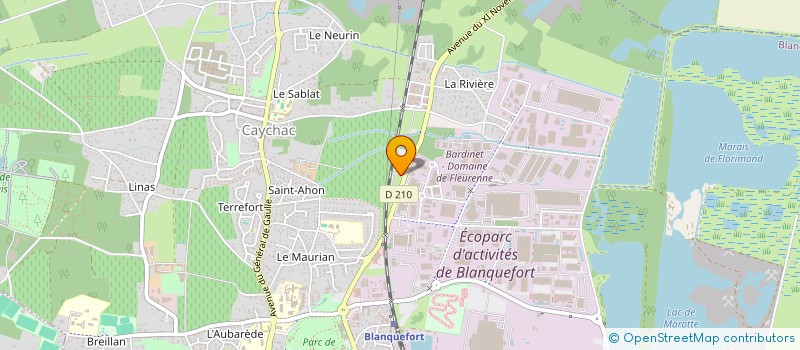 localisation de l'entreprise HOLDING MEDOC DEVELOPPEMENT à BLANQUEFORT