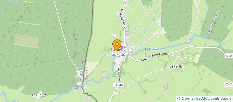 localisation de l'entreprise HOLDING MELANIE DURBECQ  LA NEUVILLE-AUX-JOUTES