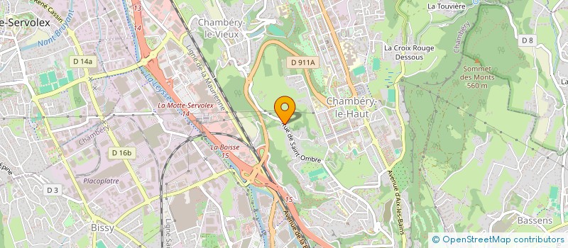 localisation de l'entreprise HOLDING MENACER  CHAMBERY