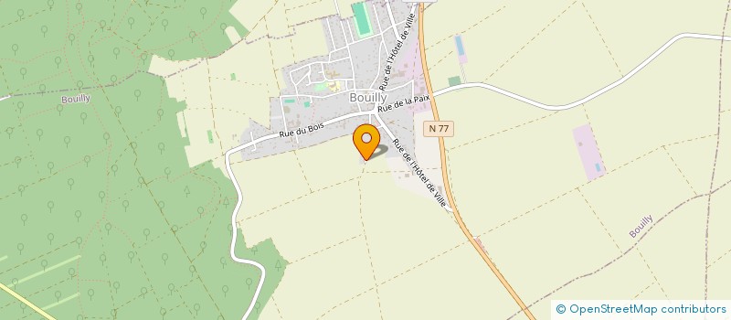 localisation de l'entreprise HOLDING MENDOZA  BOUILLY