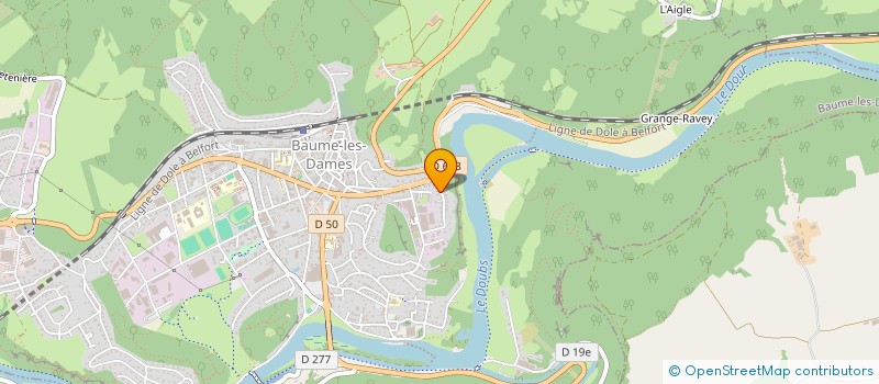 localisation de l'entreprise HOLDING MENUISERIE VD  BAUME-LES-DAMES