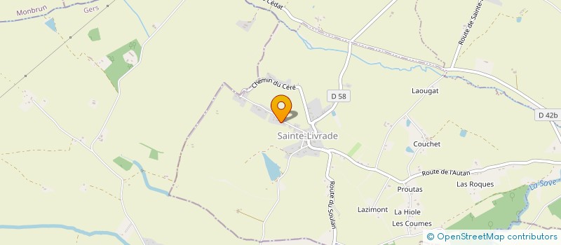 localisation de l'entreprise HOLDING MERCIER à SAINTE-LIVRADE