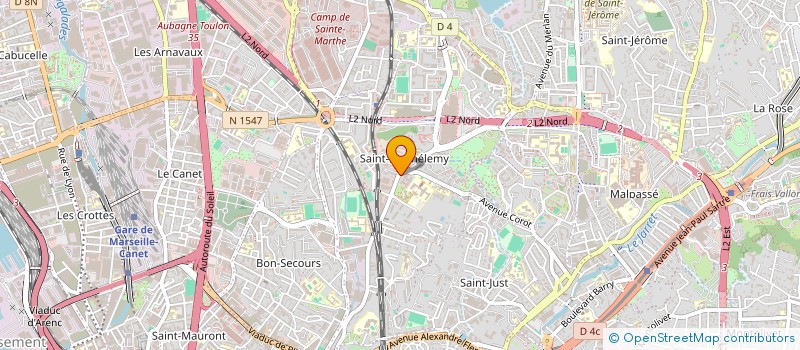 localisation de l'entreprise HOLDING MESSAS à MARSEILLE