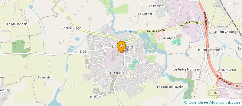 localisation de l'entreprise HOLDING METAYER  BOURGBARRE