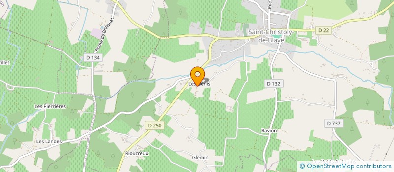 localisation de l'entreprise HOLDING MEY  SAINT-CHRISTOLY-DE-BLAYE