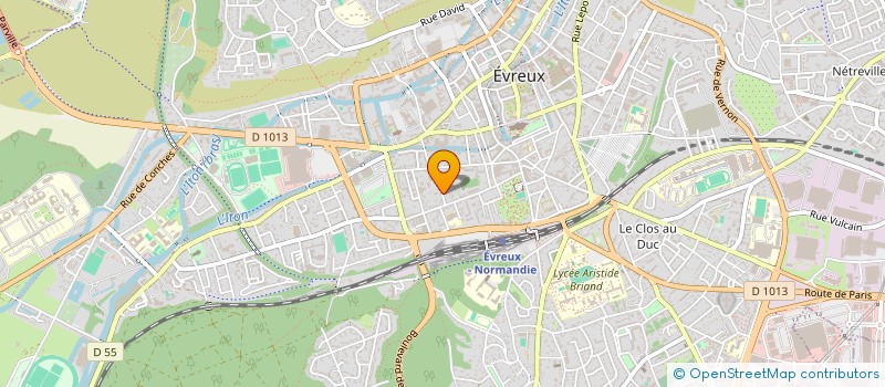 localisation de l'entreprise HOLDING MEYOU  EVREUX