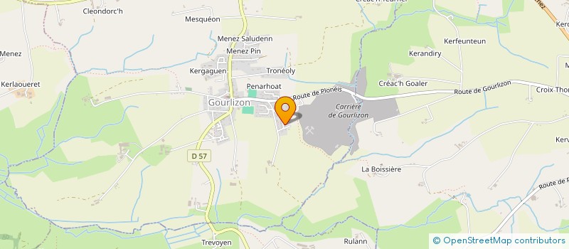 localisation de l'entreprise HOLDING MG  GOURLIZON