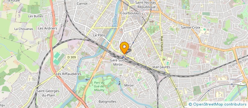 localisation de l'entreprise HOLDING MGCB MANAGEMENT à LE MANS