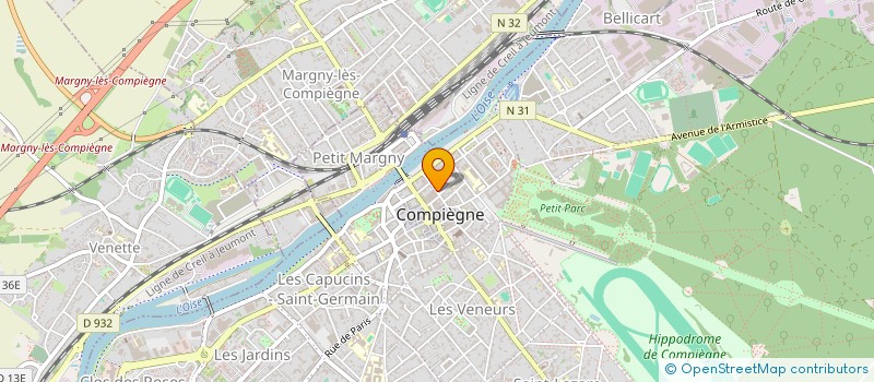 localisation de l'entreprise HOLDING MI  COMPIEGNE