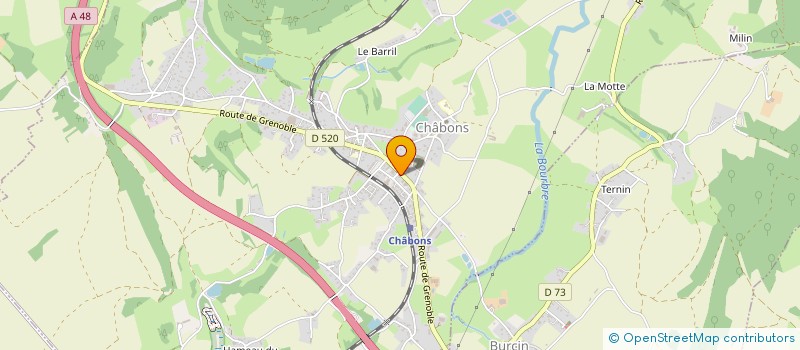 localisation de l'entreprise HOLDING MICHALLET  CHABONS