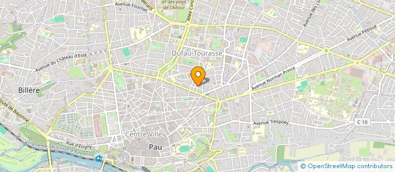 localisation de l'entreprise HOLDING MICHAUD à PAU