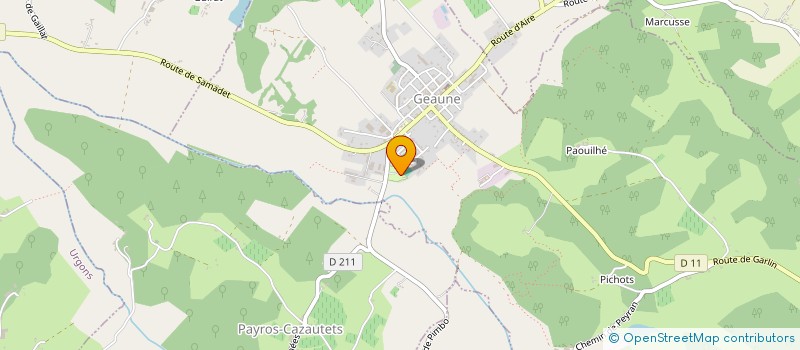 localisation de l'entreprise HOLDING MICHEL BOULIN  GEAUNE